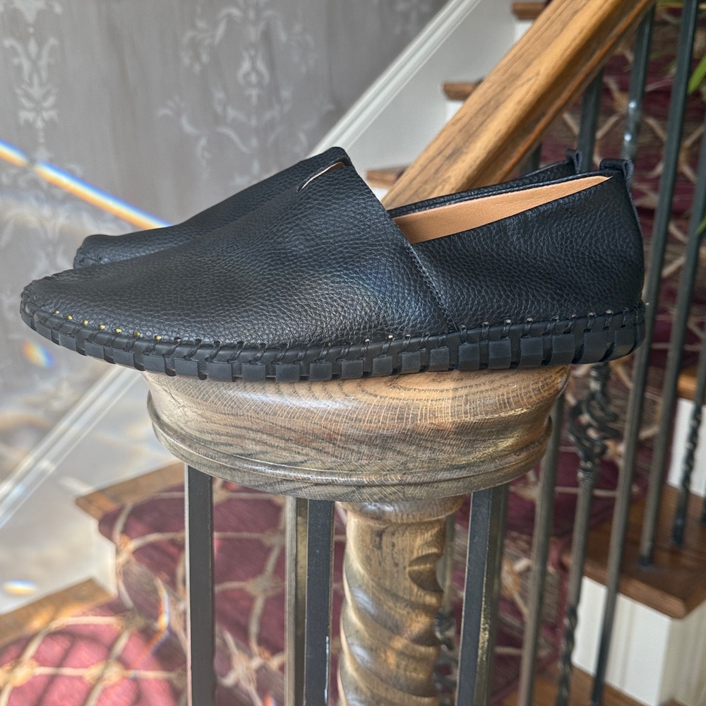 Leather loafers men’s NWOT slip on US 13. Euro 47 - Picture 8 of 13